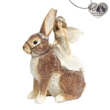Fairy riding rabbit