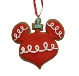 Gingerbread ear ball ornament