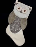 Plush owl stocking