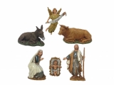 Set of 6 nativity pieces - medium