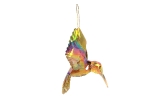Amber acrylic hummingbird dec