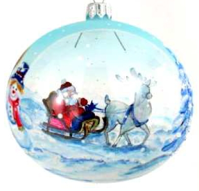 clear-glass-bauble-wth-santa-in-sleigh-scene-100-mm