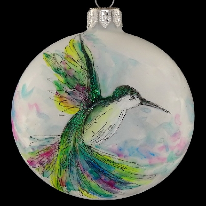 cream-bauble-with-hand-painted-hummingbird