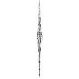Glass twist middle dot icicle 35 cm