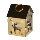 Gold deer house lantern