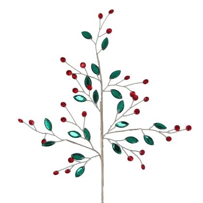 green-leaf-red-berry-branch