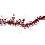 Large red berry/twig garland