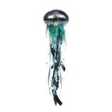 Metallic sequinned jellyfish orn