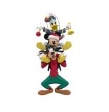 Mickey Donald and Goofy blowmold ornament