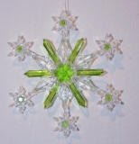 Snowflake orn 11.5 cm