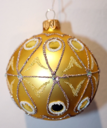 yellow-bauble-with-gold-glitter-80-mm